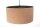 Pendelleuchte Esszimmer E27 Ø 60 cm Natur Schwarz Kork