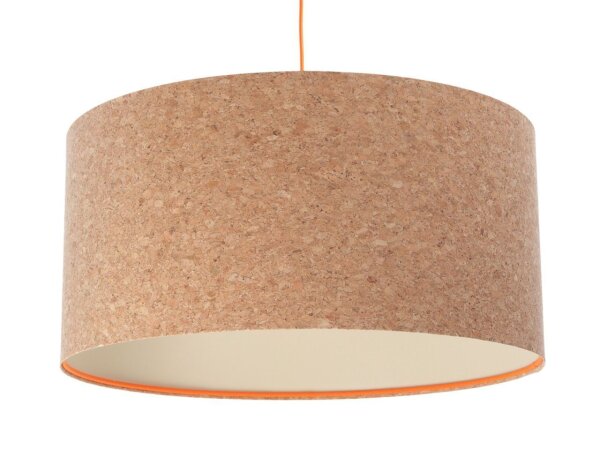 Hängeleuchte Modern E27 Ø 30 cm Kork Wohnzimmer