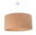 Pendelleuchte Kork Ø 30 cm E27 Natur Weiß Modern