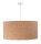 Hängelampe Wohnzimmer Ø 60 cm Natur Weiß Kork Modern E27