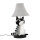 Tischlampe Waschbär 47 cm Kinderzimmer Wohnzimmer