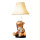 Tischlampe Kinderzimmer Wohnzimmer 61 cm Bär mit LED