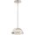 Deckenlampe Glas Metall in Silber verstellbar NIKA
