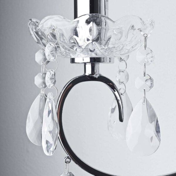 Wandlampe Kristall Klassisch 2x E14