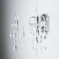 Wandlampe Kristall Klassisch 2x E14