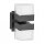 LED Wandlampe außen Up Down eckig IP54 Schwarz
