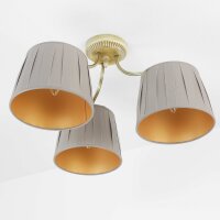 Deckenleuchte Stoff Schirme E27 Klassisch Wohnzimmer