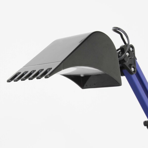 Kinderlampe Schreibtisch LED Blau Bagger verstellbar 40 cm