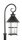 Außenlampe Schwarz 166 cm Glas Metall Rustikal elegant