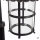 Außenlampe Schwarz 166 cm Glas Metall Rustikal elegant