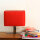 Tischleuchte Nachttisch Stoffschirm Rot 23 cm E14 Modern