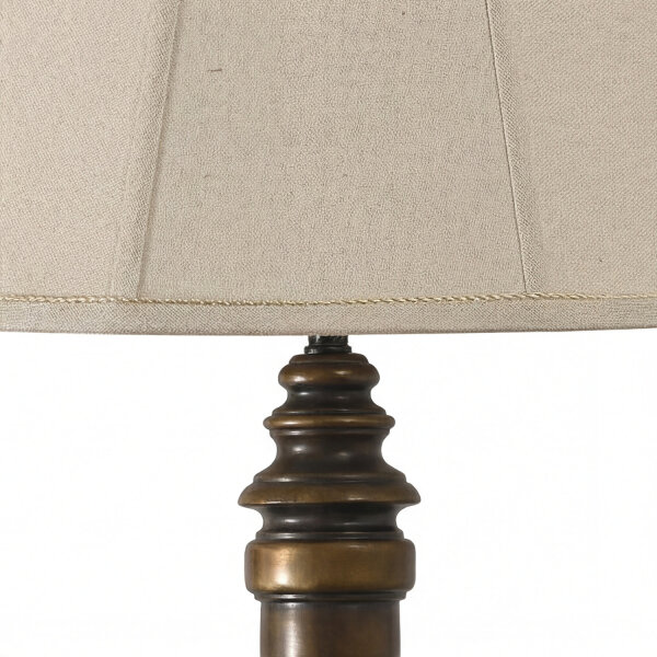 Klassische Stehlampe HELISSENT 157,5 cm in Bronze
