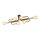 Deckenleuchte Schwarz Gold 55 cm lang Metall NIELS