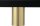Hängelampe Gold Schwarz 160 cm breit Metall Esstisch