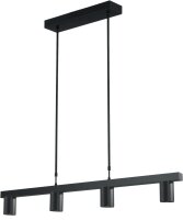 H&auml;ngelampe Schwarz Metall 100 cm Esstisch ELSIE