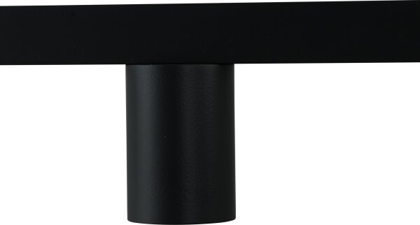 Hängeleuchte Metall Schwarz 5-flammig 130 cm lang