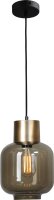 H&auml;ngelampe Schwarz Gold &Oslash; 20 cm Glas Metall...