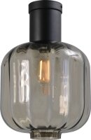 Deckenleuchte Glas Metall Schwarz &Oslash; 28 cm E27 ELYA...
