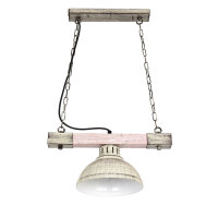 HAKON H&auml;ngeleuchte Shabby Wei&szlig; rustikal Vintage