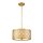 Arabesque Deckenleuchte ALADYN Blattgold Antik rund