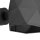 Wandleuchte Stoffschirm Grau Schwarz E27 Modern