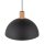 Pendelleuchte Metall Holz Ø 35 cm E27 Skandinavisch