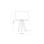 Tischlampe Dreibein 46 cm Skandinavisch Holz Stoff E27