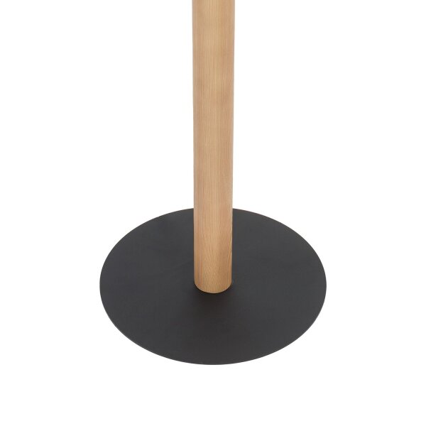 LED Stehleuchte klein Holz 140 cm Modern Wohnzimmer