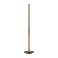 LED Stehleuchte klein Holz 140 cm Modern Wohnzimmer