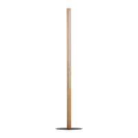 LED Stehleuchte klein Holz 140 cm Modern Wohnzimmer