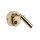 Wandlampe mit Schalter schwenkbar Metall in Gold rund