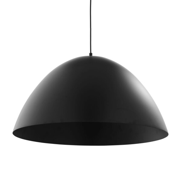 Hängelampe Metall Schwarz Ø 50 cm rund E27