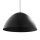 Hängelampe Metall Schwarz Ø 50 cm rund E27