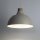 Hängelampe Metall Holz Ø 34 cm Retro Beige E27