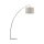 Bogenlampe groß Stoff Metall gebogen 245 cm hoch