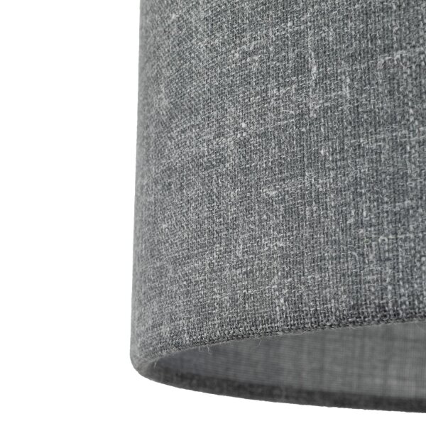 Stehleuchte Grau Schwarz 159 cm klein E27 Modern