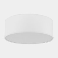 Deckenlampe Wei&szlig; Stoff &Oslash; 45 cm rund blendarm...