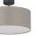 Deckenlampe Stoffschirm Leinen blendarm Ø 40 cm rund