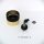 Wandleuchte mit Schalter Stoff Metall Schwarz Gold E27