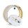 Deckenlampe Stoff rund Ø 45 cm Beige Gold blendarm