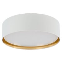 Deckenleuchte Weiß Gold rund Ø 60 cm...