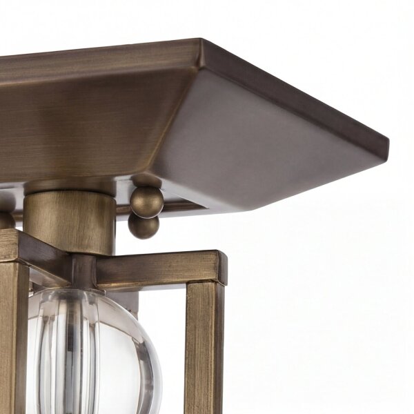 Elegante Deckenleuchte rund Beige Vintage Wohnzimmer