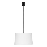 Pendelleuchte Stoff Ø 45 cm Weiß...