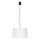 Pendelleuchte Stoff Ø 45 cm Weiß höhenverstellbar Modern