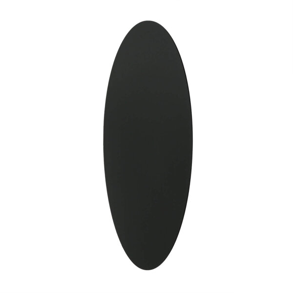 Wandlampe rund Ø 40 cm Metall Schwarz indirektes Licht