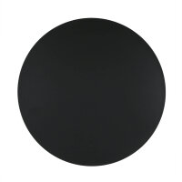 Wandlampe rund Ø 40 cm Metall Schwarz indirektes...