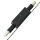 Wandleuchte Schwarz Modern Metall 50 cm lang flach eckig