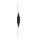Wandleuchte Schwarz Modern Metall 50 cm lang flach eckig