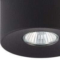 Deckenspot Metall Ø 11 cm rund klein flach GU10...