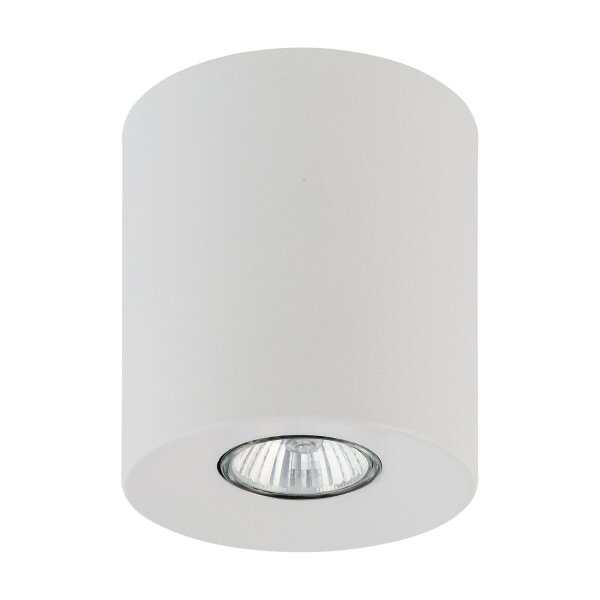 Aufbauspot Weiß Metall Ø 11 cm rund GU10 Zeitlos